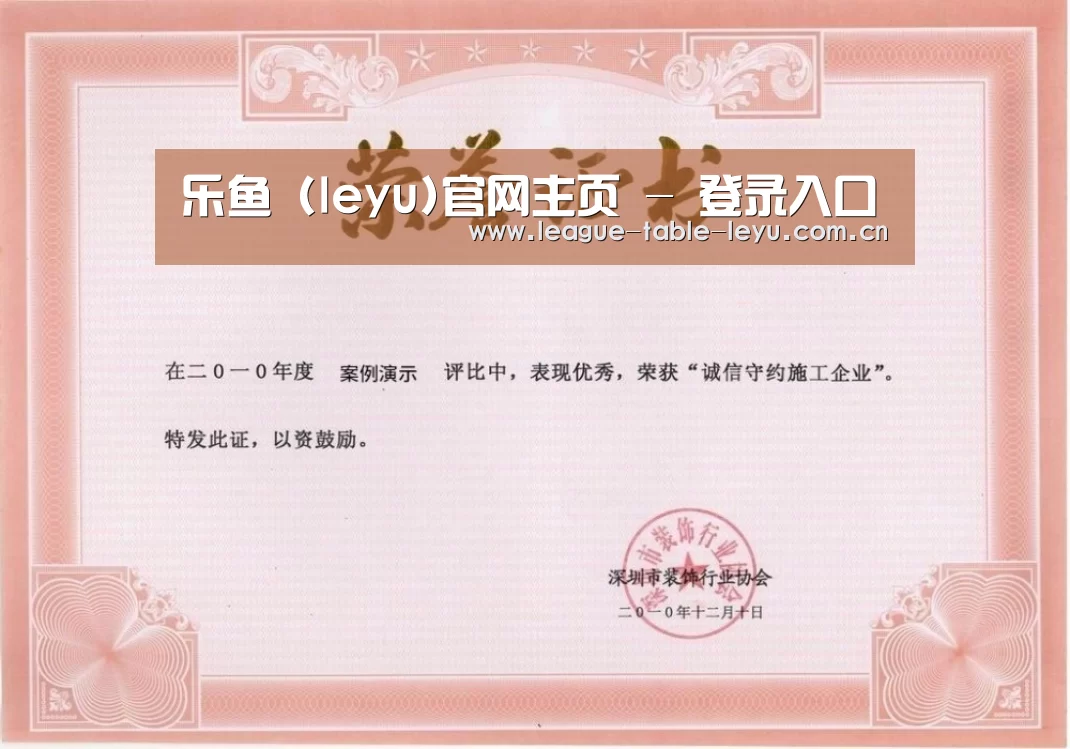 荣誉证书二